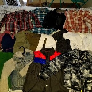 Boys clothes winter bundle total of 16 pieces